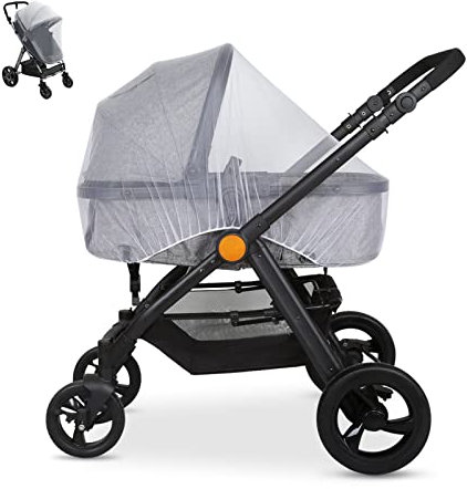 LEMESO Zanzariera Passeggino Universale per Carrozzina, Seggiolino Auto, Letto Ombrello, Protezione Insetti per Neonati, Bambini
