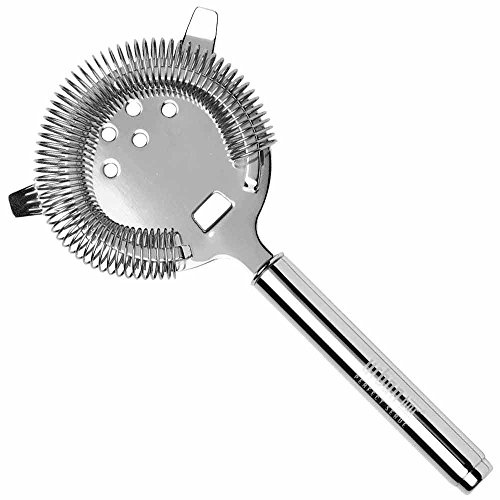 Urban Bar Hawthorne Cocktail Strainer with Spring, 18/8 Stainless Steel 20cm Model UB23