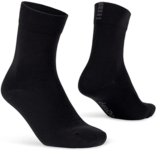 GripGrab Calze da Ciclismo Invernali Termiche Impermeabili Leggere Isolanti per Bicicletta ad alte prestazioni MTB, nero, L