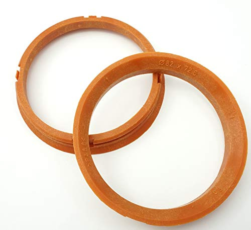 RONAL 1x Zentrierring 82,0-72,5/82 auf 72,5 Blutorange