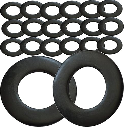 M10 Schwarze Edelstahl Form A Unterlegscheiben geschwärzt Unterlegscheiben (20 Stück)