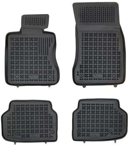 MOTOS Gummimatten Auto Fussmatte passt für BMW 7er F01 2008-2015 Verbessern Sie Ihren Reisekomfort mit Antirutschmatte Auto - Allwetter fußmatten Auto, Schutz vor Verschmutzung