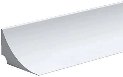 Zayejod 39Inch/1M Silicone Shower Threshold Water Barrier,Wet Room Floor Tile Beading,Bathroom Seal Sealing Caulk Strip,Bath Edging Trim for Sink,Bathtub(2.5cm,White)