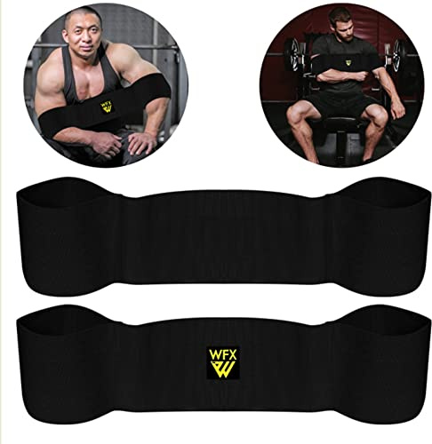 WFX Panca Fitness Fionda Blaster Cinture per Sollevamento Pesi Sling Strength Lifts Press Training Pesi Pesanti Powerlifting Push up Doppi Squat Esercizi in Palestra (X-Large, Nero) (Nero, M)