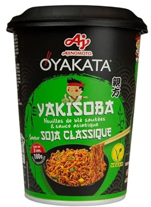 NOUILLES SAUTÉES YAKISOBA CLASSIQUE 93G, OYAKATA, LOT DE 5