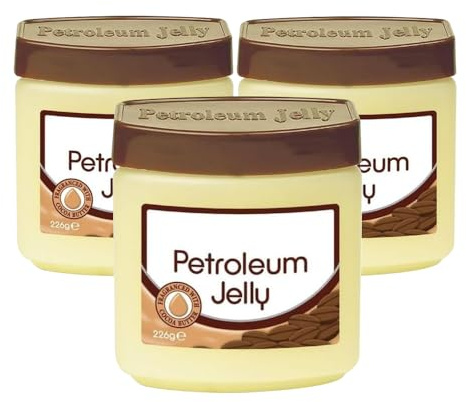 Zopper Petroleum Jelly Cocoa Butter 226g – Pack of 3 | Moisturising Skin Protectant for Dry Skin | Multipurpose Family Skincare