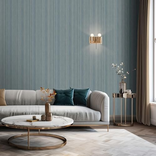 Venezia Streifentapete Blau Muriva M66501