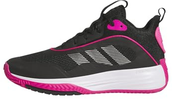 Adidas Men's Own The Game 3.0 Basketball, Black/Iron Metallic/Shock Pink, 11