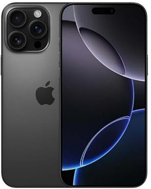 Apple iPhone 16 Pro Max, 1TB, Titanio Negro (Reacondicionado)