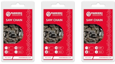 3 Pack of 20 Chainsaw Chains - 76 Link