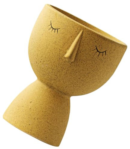 TINEASUR Pot De Fleurs Céramique Petit Pot pour Plantes Et Bonsaï Design Abstrait Chic pour Table Ou Bureau Intérieur