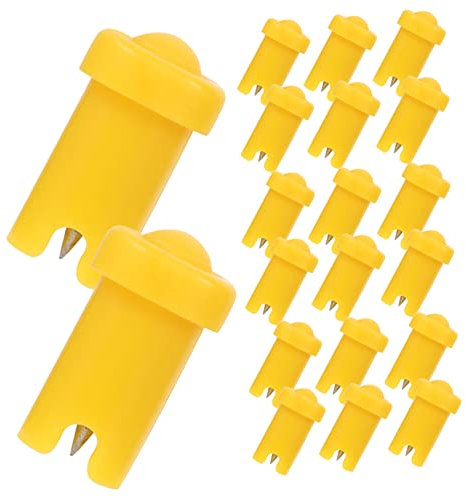 CANIGHT 100 Stück Eyegum Flaschennadel, Wimpernkleber Dichtungsstift, Stift Für Kleberflasche, Kleberflaschen Düsenstift, Zubehör, Kleberdüse Für Kleberflasche, Wimpernkleber