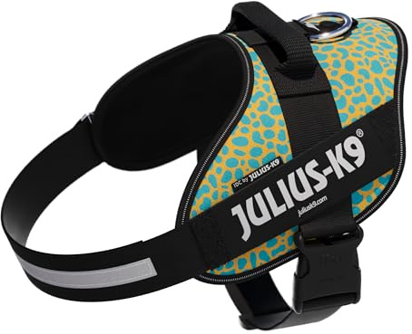 Julius-K9, 24IDCK9-LPRD-XL, IDC Powergeschirr, Hundegeschirr, Größe:XL, Leopard (XL)