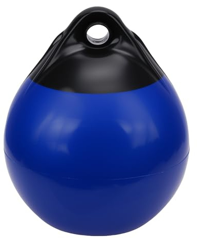 YDuupxe Bootsbojen-Schwimmer, Aufblasbare Runde Bootsfender mit 3,8 Mm PVC Zum Anlegen, Hochfester Marineball Schützt Boote vor Kollision, Geeignet für Yachten, Kanus und Pontons
