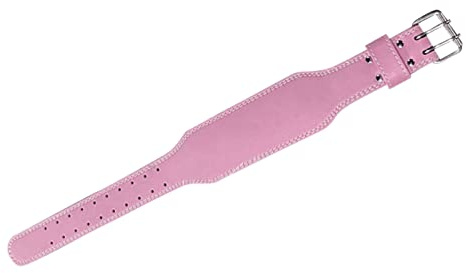 Haofy Gewichthebergürtel, Mikrofaser-Leder, Flexible Rückenstütze für Training, Workout, Fitnessstudio – Weiches, Langlebiges Design (PINK)