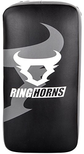 Ringhorns Herren Charger Kick Pads Kickpratzen, Schwarz, Einheitsgröße