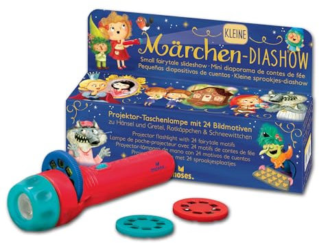 moses. Kleine Märchen-Diashow, Projektor-Taschenlampe für Kinder, mit 3 Bildscheiben mit jeweils 8 Bildern zum Miterzählen