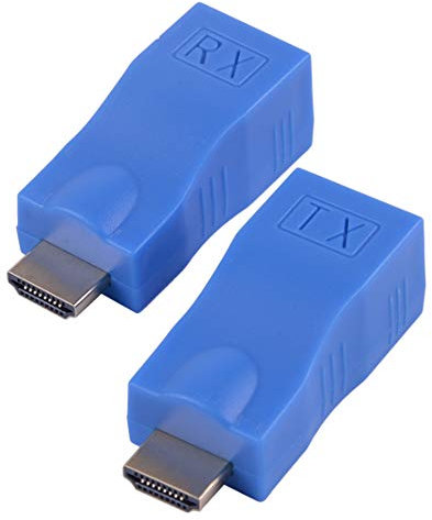 1080P 30 M HDMI sobre transmisor LAN sobre receptor LAN Extender a RJ45 sobre adaptador LAN de red 5e/6 Cat Cat 100 F