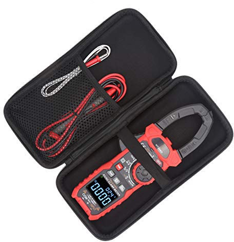 HT208D Digital Clamp Meter Handheld Clampmeter NCV Tester AC/DC Voltage Current Resistance Temperature Capacitance Frequency Multimeter 6000 Counts