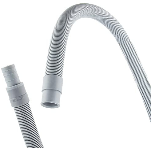 tecuro Ablaufschlauch-Verlängerung, 50 cm, grau, Stutzen x Muffe Ø 19 mm - 56611