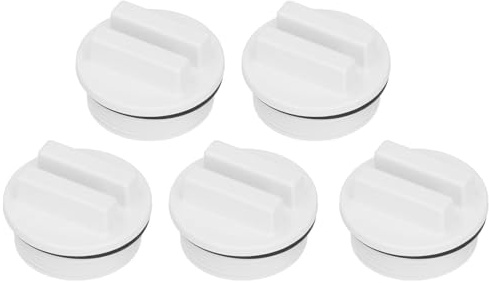 Cerlingwee 5 stycken 1,5 tum gänga pool spa returrör kall plugg backflöde rör frysplugg filter dräneringsplugg pooltillbehör med O-ring pool spa returrör frysplugg
