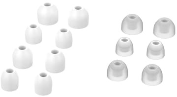 7 Paia Gommini per Sony WF-1000XM3/WF-1000XM4,Silicone(Bianco) | 4 Misure Gommini per Auricolari In-Ear