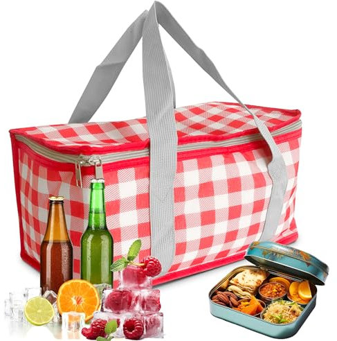 Einkaufstasche faltbar Auro Kühlbox gefriertasche Cooling Bag tiefkühltasche kühlbox Auto kühl Tasche 14L kühltaschen einkaufen isoliertasche Reise kühltasche Ice Bag Strand kühltasche coolbag