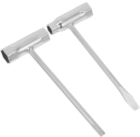 MERRYHAPY Chainsaw Tools Socket Wrench T-Wrench Spanner Tool Replacement for Chainsaw Spark Plug Maintenance Sturdy Steel Construction for Logging Accessories