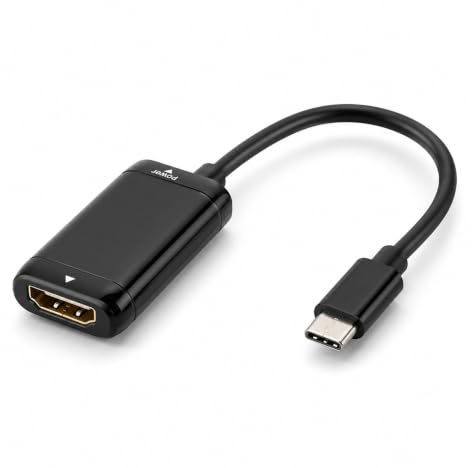 CHEOTIME Adaptador USB C a HDMI, para Teléfonos y Tabletas Android con MHL | Conectar y Usar, Adaptador USB-C Tipo C a HDMI, Cable USB 3.1, 10Gbps, Adaptador USB