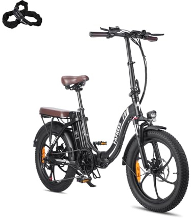 Fafrees F20 PRO E-Bike Klapprad Elektrofahrrad 20 Zoll Fatbike, 250W Motor 36V 20AH Akku, 20 * 3,0 Zoll Mountainbike Elektrofahrrad 40 Nm