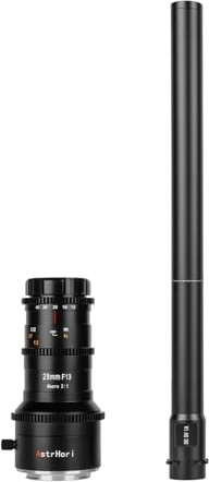 AstrHori 28mm F13 Upgrade-Makroobjektiv mit manuellem Direktblick und 2-facher Vergrößerung sowie 360°-Drehfuß for Nikon Z Mount Serie spiegellose Kameras