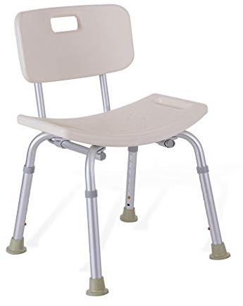 HTTGDGDH Chaise De Douche, Chaise Élévatrice De Baignoire, Tabouret De Bain/Douche, Sièges De Douche avec Dossier Confortable, Hauteur Réglable pour Personnes Âgées