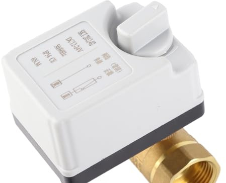 Pyhodi Motorisierer KUGELHAHN, 12 V-24 V 2-DRAHT-2-HEGE-NORMALERWEISE SCHLOSSENER DN25-MESSING-DELEKTRO-KUGELHAHN 6 NM Synchronmotor-Rohrgewinde 1-Zoll-Elktro-Kugelhahn FÜSR KALT-UNDER UNDER UNDER UND