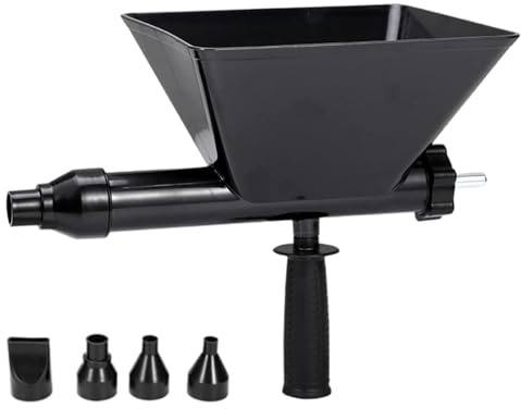 Amoladora Máquina De Lechada - Herramienta De Cemento Portátil, Pistola Eléctrica Para Ladrillos Y Azulejos, Aplicador De Mortero Portátil Con 4 Boquillas, Señalando Duradera Las Deficiencias De La