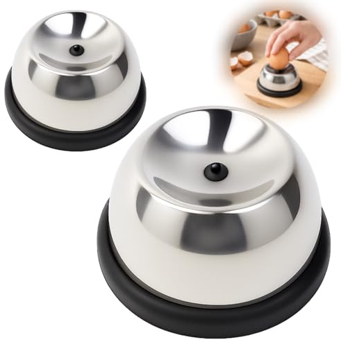 2 unidades Pincha huevos de acero inoxidable, perforador para pinchar huevos crudos antes de cocer, facilita pelado, construcción robusta, uso sencillo, accesorio de cocina