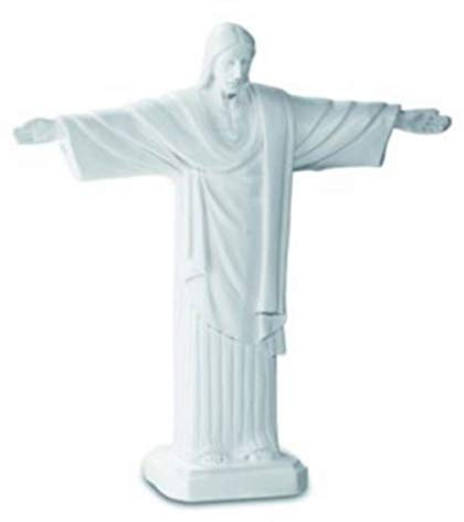 Isideco Christus Figur 21,5cm Zuckerhut Rio de Janeiro