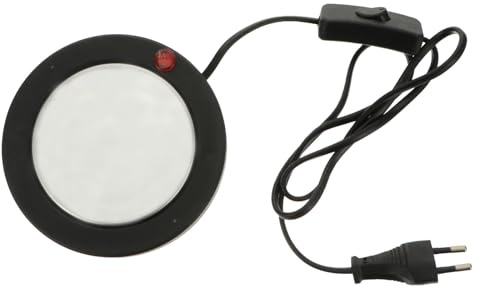 EXCEART Piastra Calda per Riscaldatore di Cera Elettrico Mini Scaldacera per Candele Compatto Fornello per Sciogliere Cera per Fai da Te con Riscaldamento Rapido E Uniforme