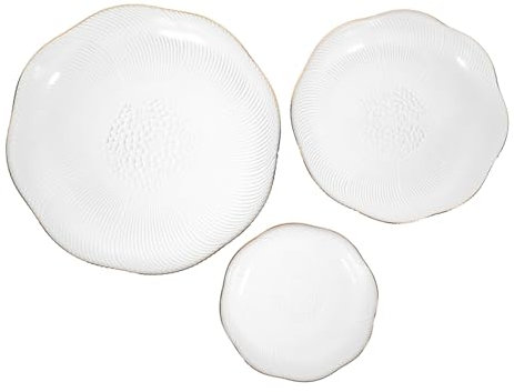 AOKWAWALIY 3st Obstschale Sashimi-servierplatte Plätzchenteller Sushi-teller Cupcake-serviertablett Kuchenform Kleinigkeiten-organizer-tablett Salatschüssel Aus Haushalt Schreibtisch Glas