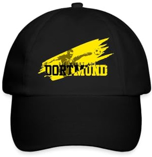 Die Macht Aus Dortmund Fußball Fan Baseballkappe Verstellbare Unisex Cap | Verstellbare Unisex Cap Schwarz Gelb Für Herren Und Damen | Sonnenschutz Für's Stadion