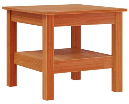 vidaXL Couchtisch Wachsbraun 45x45x40 cm Massivholz Kiefer