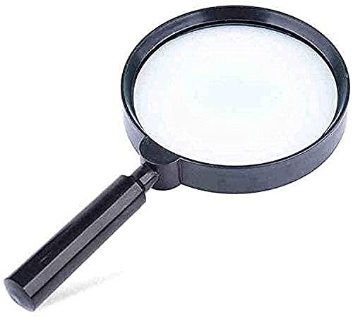 Lupe Leselupe Handleselupe, HD, tragbar, 100 mm Durchmesser, Lupe, Vergrößerungsglas für Handwerksarbeiten, Leselupe powerfully