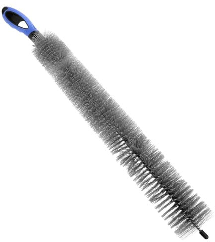 HOMOCONO Brosse de Nettoyage Radiateur et Condenseur 30 Cm PVC Fibres Dures Outil Ménage pour Climatisation et Réfrigérateur Nettoyage Précis et Accessoires Polyvalents