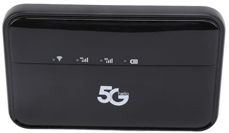Hotspot Mobile 5G pour Voyage, Routeur 5G de Poche avec Emplacement pour Carte SIM, étanche IP54, Modem 5G, pour Android 11, pour Bluetooth 5.1, Appareil Réseau 5G Portable,