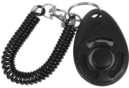 BUGUUYO Hundetraining Clicker Aus Leichtem Abs Mit Handgelenkschlaufe Vielseitiger Welpen Und Katzen Trainingsklicker Für Verbesserte Hörreaktion Und Haustierverhalten