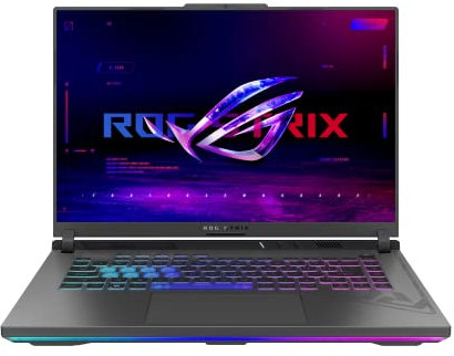 ASUS ROG Strix G16 G614JV Gaming Laptop | 16 2,5K WQXGA 16:10 240Hz IPS Display | Intel Core i9-13980HX | 16GB RAM | 1TB SSD | NVIDIA RTX 4060 | Win11 Home | QWERTZ | Eclipse Gray