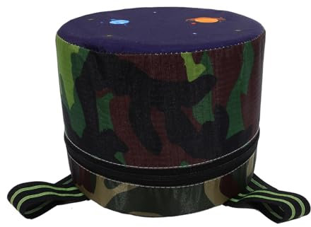 LOORGVEL Kompakter Tragbarer Garten-arbeitshocker Mit Strapazierfähigem Schaumstoff Höhe Für Camping Angeln Gartenarbeit Und Pflanzen Inklusive Camouflage Sitzfläche Robust Und Leicht