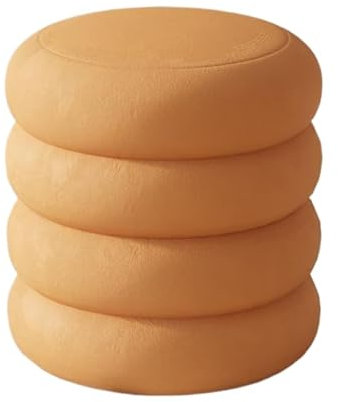 Sgabello da trucco con vano portaoggetti, rotondo, per la casa, sgabello basso con contenitore nascosto, elegante sedia da trucco per camera da letto