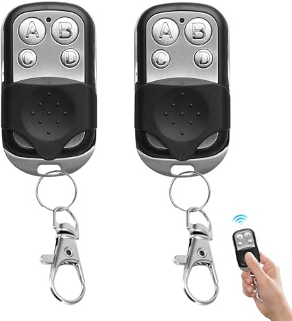 Garagentorantrieb 433 Hz, 2/4 Stück Fernbedienung Garagentor Handsender Garagentor Fernbedienung Universal Funkfernbedienung Garagentor Handsender für Autos Garagentore Tore (B-2pcs)