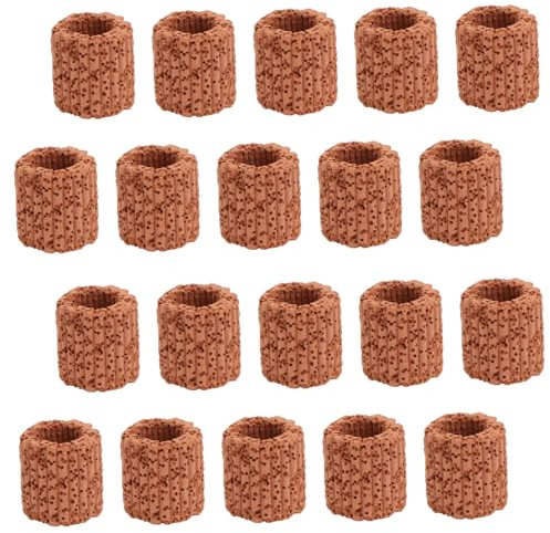 UPKOCH 20Pcs Aquarium Plant Fixed Rings Weighted Pottery Rings for Fish Tank Decoration Durable Water Plant Anchors for Aquatic Landscapes