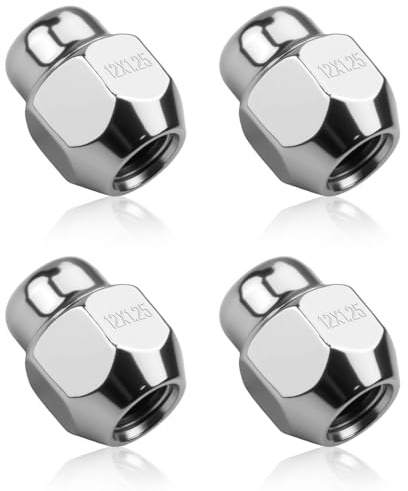 4PCS Wheel Nuts for NISSAN Models 21mm M12X1.25 Alloy Wheel Lug Nuts for NISSAN Q60 G Q70 M Series Teana X-Trail Loulan March Sylphy Sunny Livina Sylphy Tiida Infiniti ESQ Yida